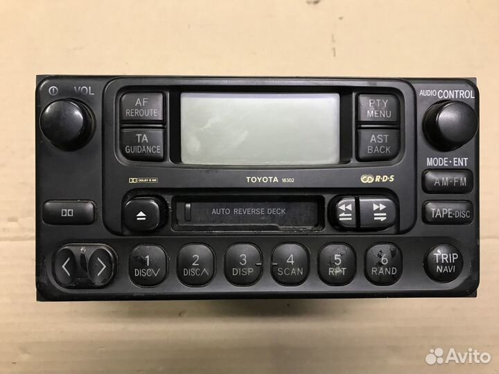 Магнитола штатная Toyota RAV4 2.0i 2001г