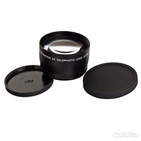 Телеконвертор high definition 2x telephoto 52мм+