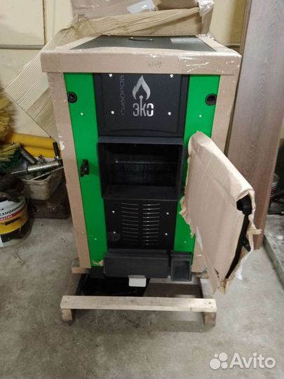 Котел отопительный твердотопливный