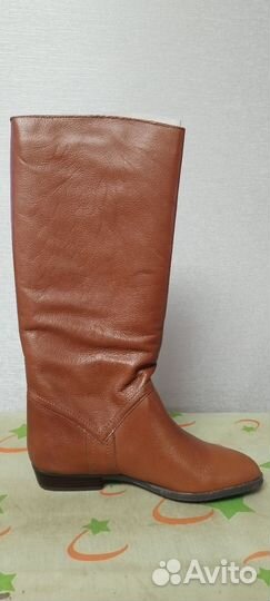 Сапоги женские натуральная кожа 40