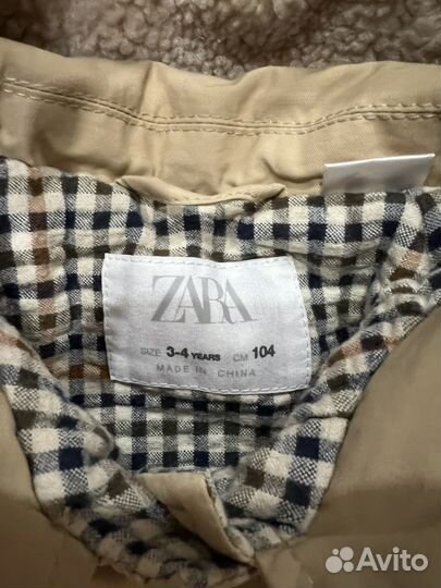 Плащ zara