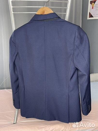 Пиджак школьный темно-синий 134-140