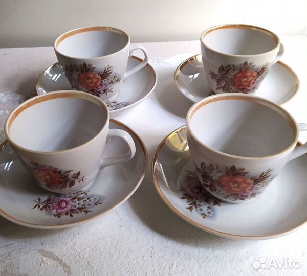 Чайный сервиз. ссср. Фарфор. Хайта