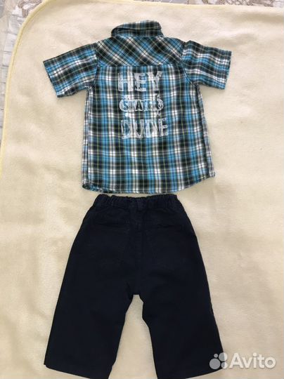 Шорты h/m и рубашка 116-122