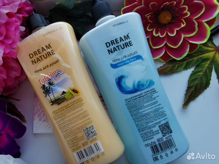 Dove, Rexona, Dream Nature, Прелесть гели