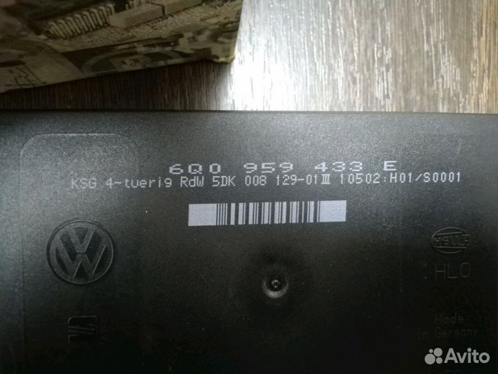 6Q0959433E Блок управления системами комфорта