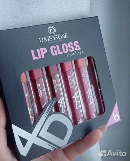 Набор матовых помад для губ 6 шт