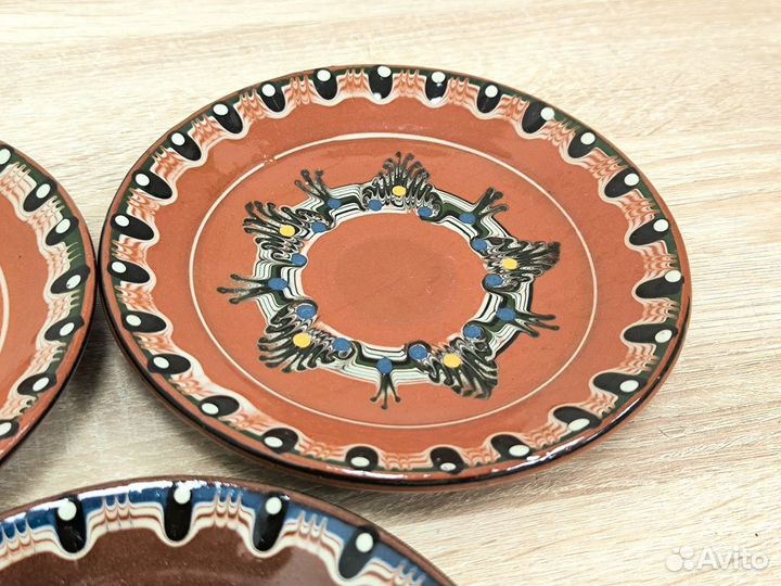 Троянские декоративные тарелки на стену, 3 шт