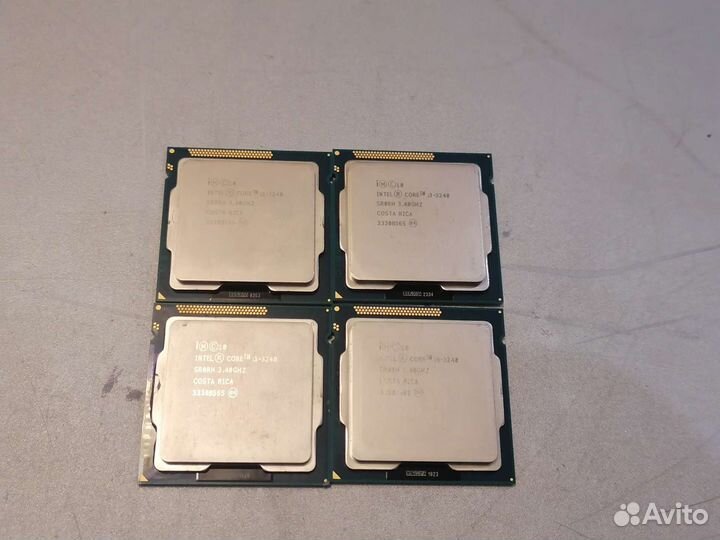 Процессоры Intel i3-3240 3.4GHz 4 шт