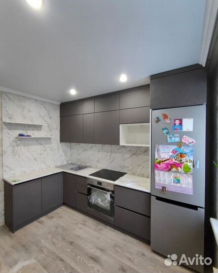 Кухня мдф без ручек