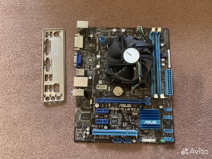 Материнская плата Asus P8H61-M + i3-3240