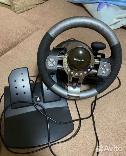 Игровой руль defender forsage gtr(торг)