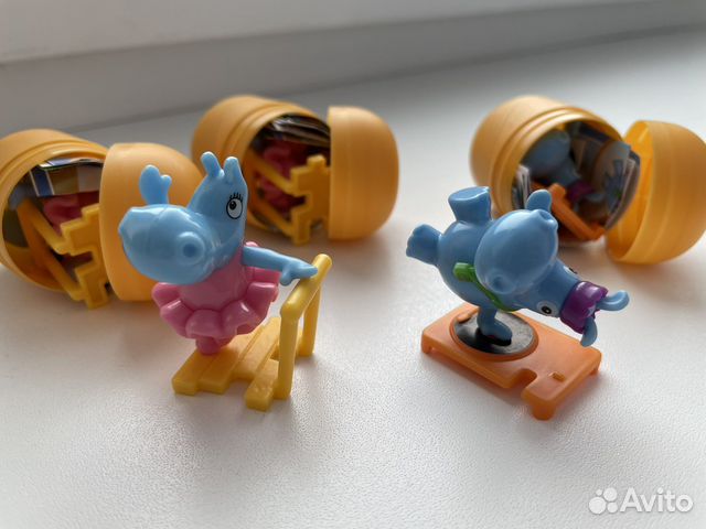 Игрушки Бегемотики из Kinder