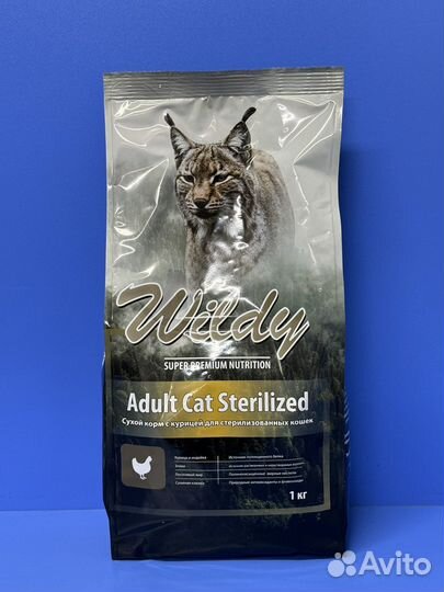 Сухой корм Wildy для стерилизованных кошек