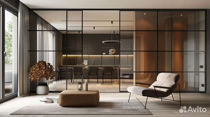 Перегородки стеклянные для офиса