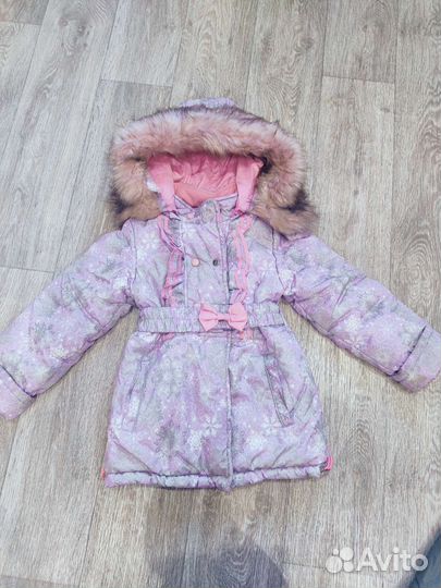 Зимний костюм для девочки 110 - 116