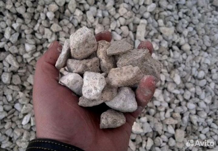 Щебень известковый