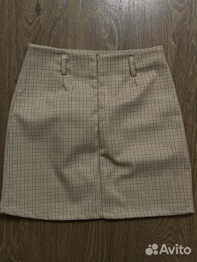 Клетчатая мини-юбка