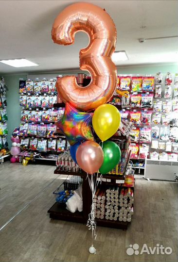 Надуваем гелием шары