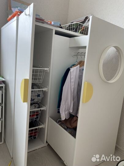 Детская мебель шкаф IKEA Smastad