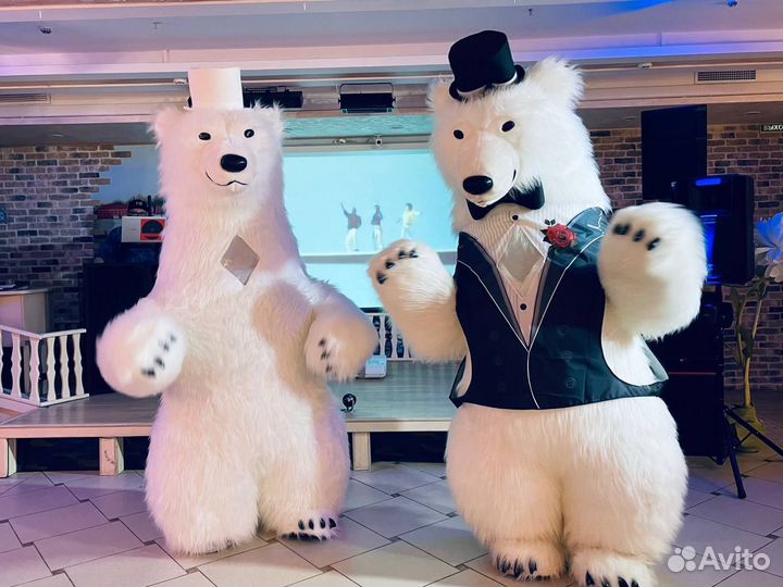 Мишка белый поздравление