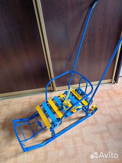 Детские санки с колесами