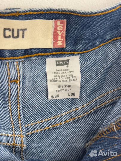Джинсы Levi's 517 W36 L36