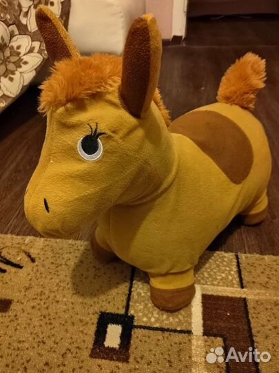 Игрушка прыгун ослик