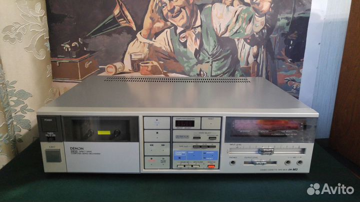 Кассетная дека Denon DR М3. 3 головы. Видео работы