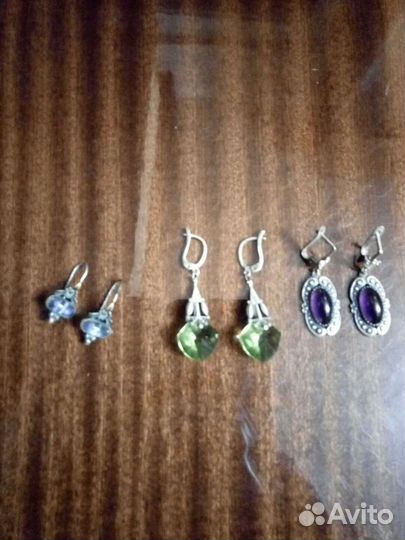 Серьги бижутерия СССР