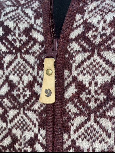 Джемпер на молнии 48/50 Fjallraven шерсть