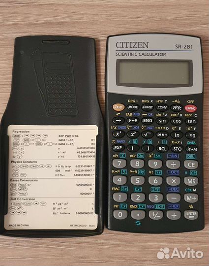 Калькулятор citizen sr 281 scientific