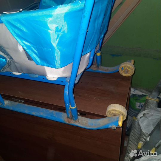 Детские санки коляска