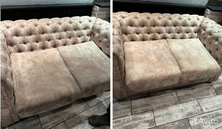 Химчистка мягкой мебели Удаление пятен, запахов