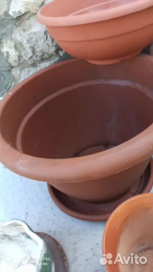 Горшки для цветов, разные