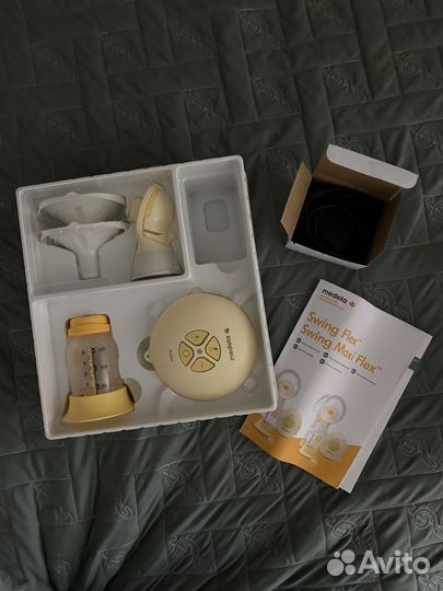 Молокоотсос medela swing flex электрический