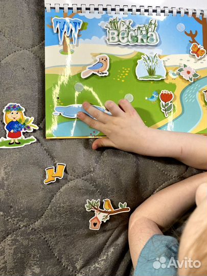 Развивающее пособие на липучках