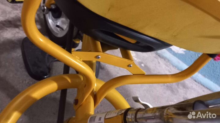 Детский велосипед коляска с ручкой