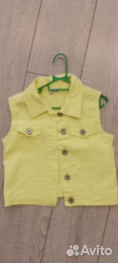 Джинсовый костюм для девочки 116