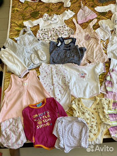 Детская одежда для новорождённых 56-70