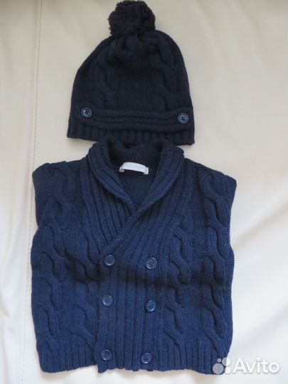 Комплект детский Le Coconne Италия 9 мес. шап и ко