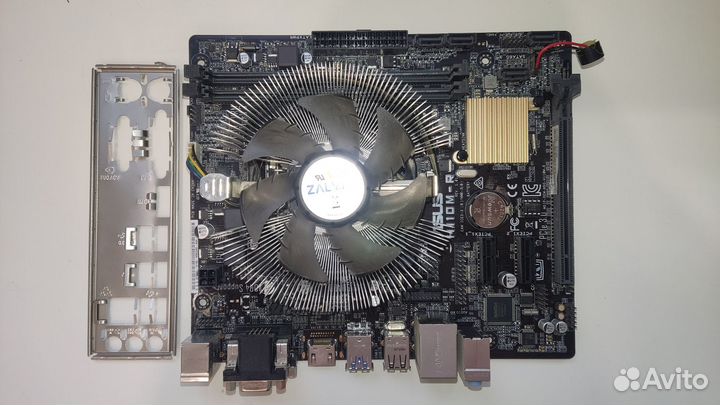Asus H110M-R + Intel Core i5-7400 + кулер CPU