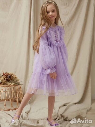 Платье для девочки 92