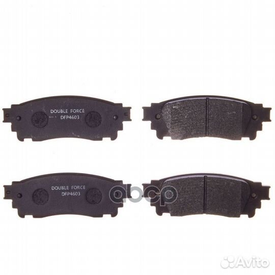 Колодки тормозные дисковые Double Force 04466-5