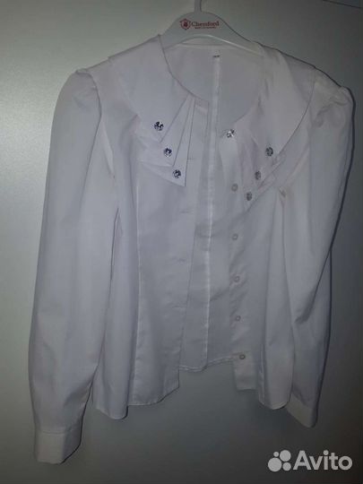 Блузки для девочки школьные
