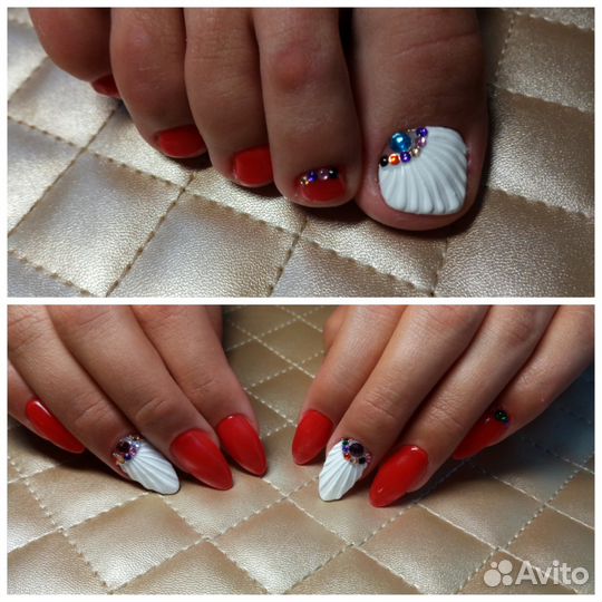 Маникюр, наращивание ногтей, укрепление, шеллак