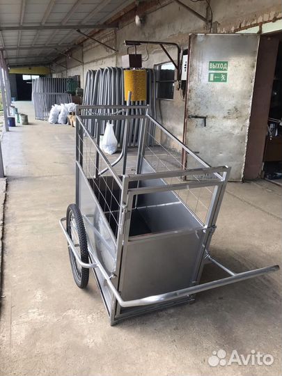 Тележка для перевозки телят, свиней, мрс