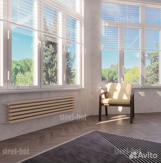 Трубчатый дизайн радиатор отопления Steel