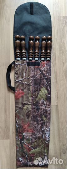 Набор шампуров в чехле на 4-6 шт