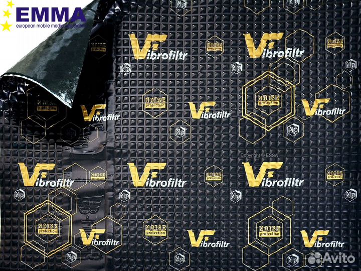Шумоизоляция vibrofiltr PRO-2мм